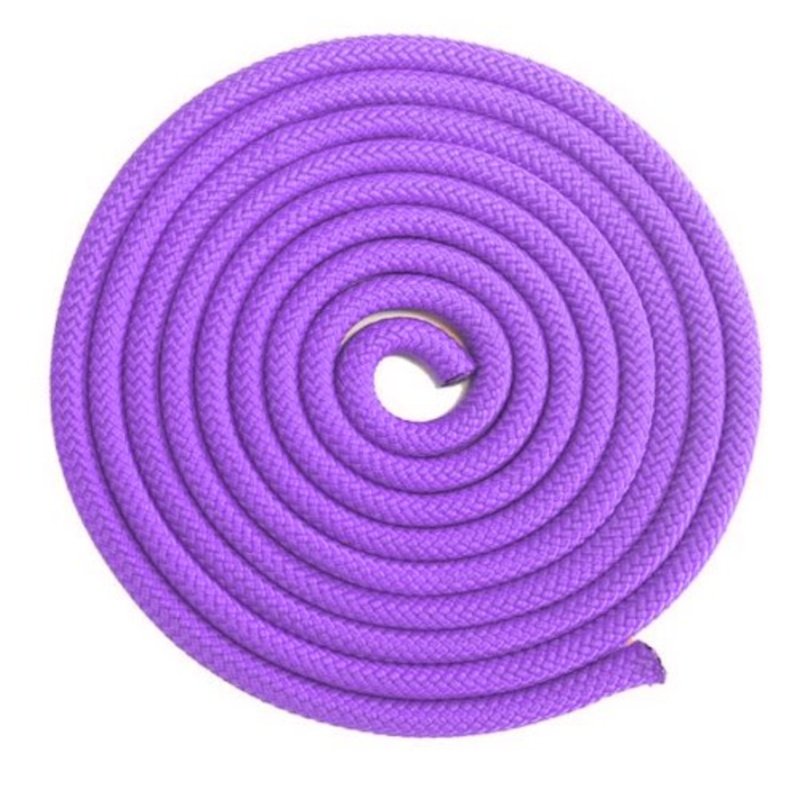 Gymnastické bavlněné švihadlo Sedco 3m (fialová)