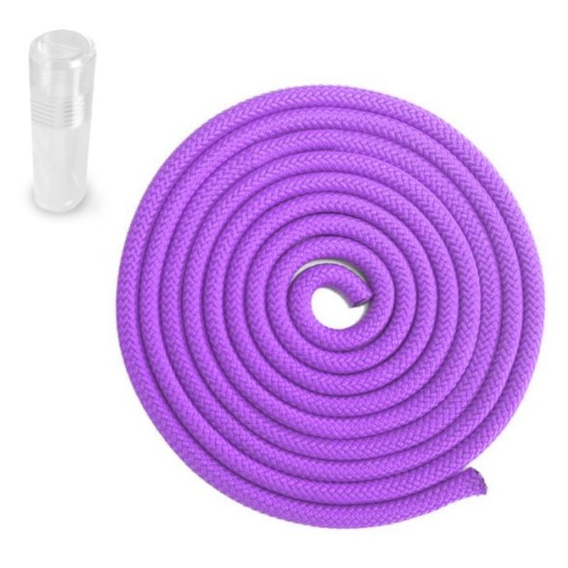 Gymnastické bavlněné švihadlo Sedco 3m - PVC Tuba (fialová)
