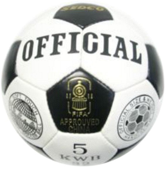 Fotbalový míč OFFICIAL SEDCO KWB32 vel. 5 AKCE pro školy a oddíly (bílá)