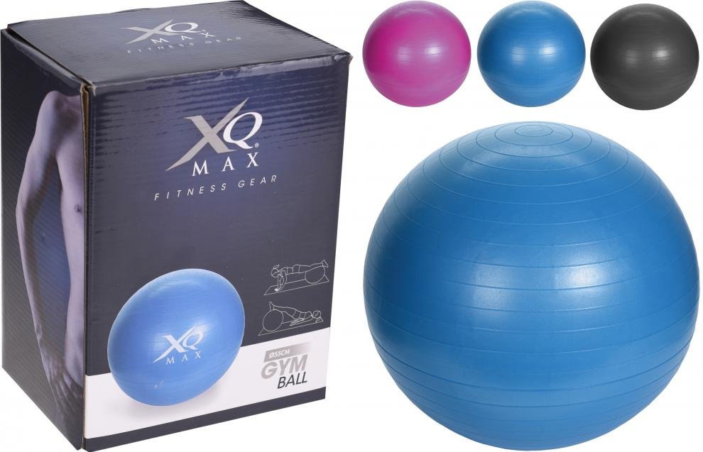 Gymnastický míč XQ MAX YOGA BALL 55 cm (modrá)