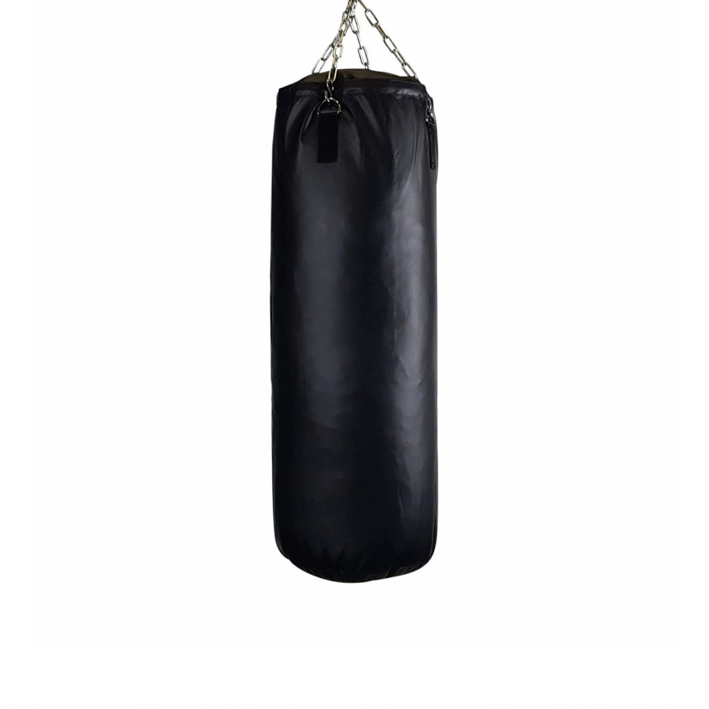 Boxovací pytel GALA - 100 CM / 28 KG - S řetězy (černá)