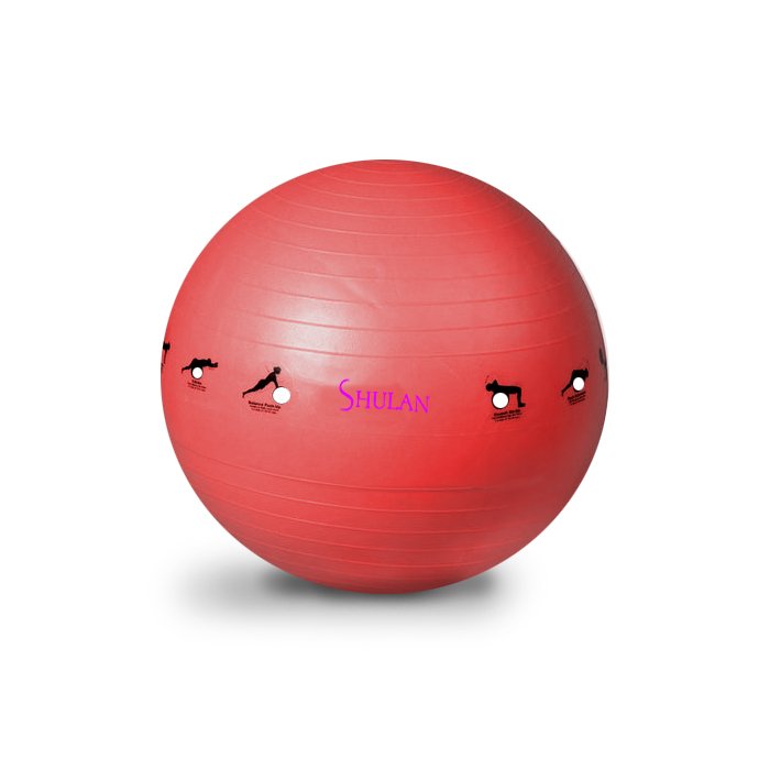 Gymnastický míč SHULAN YOGA BALL 65 cm (červená)