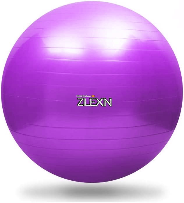 Gymnastický míč ZLEXN Yoga Ball 65 cm (fialová)