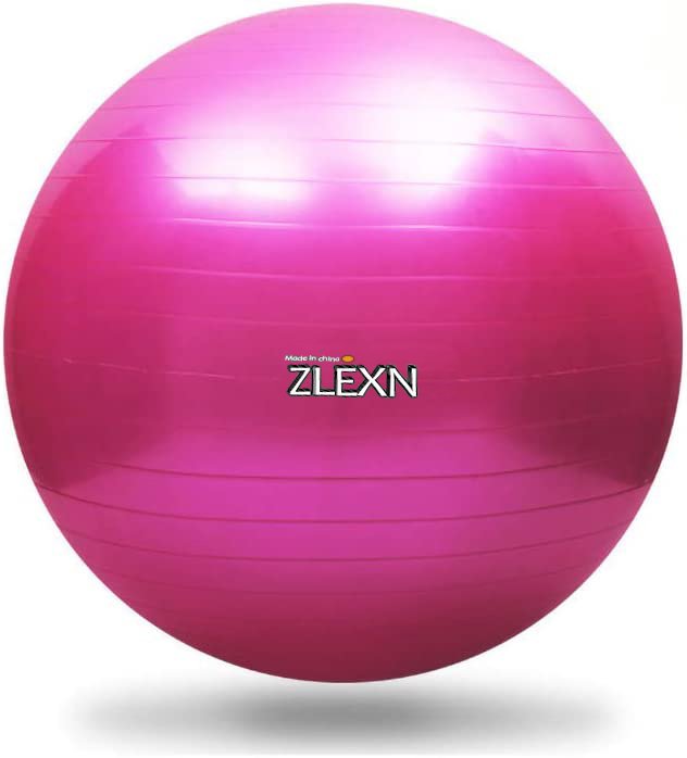 Gymnastický míč ZLEXN Yoga Ball 65 cm (růžová)