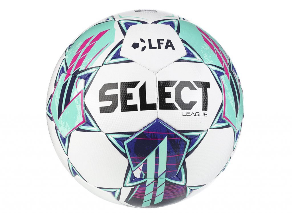 Fotbalový míč Select FB League CZ Fortuna Liga 2023/24 1165 VEL.5 WHITE/GREEN (bílá/modrá)