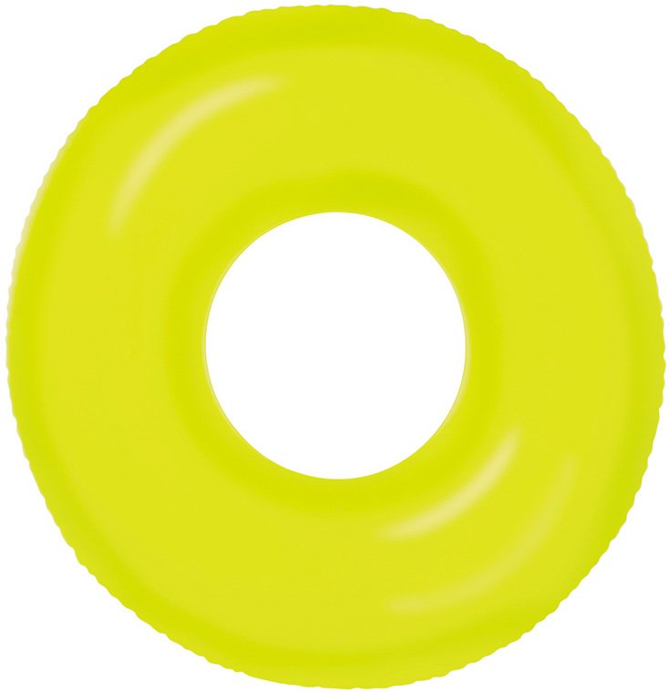 Kruh plavací INTEX NEON 91cm (žlutá)