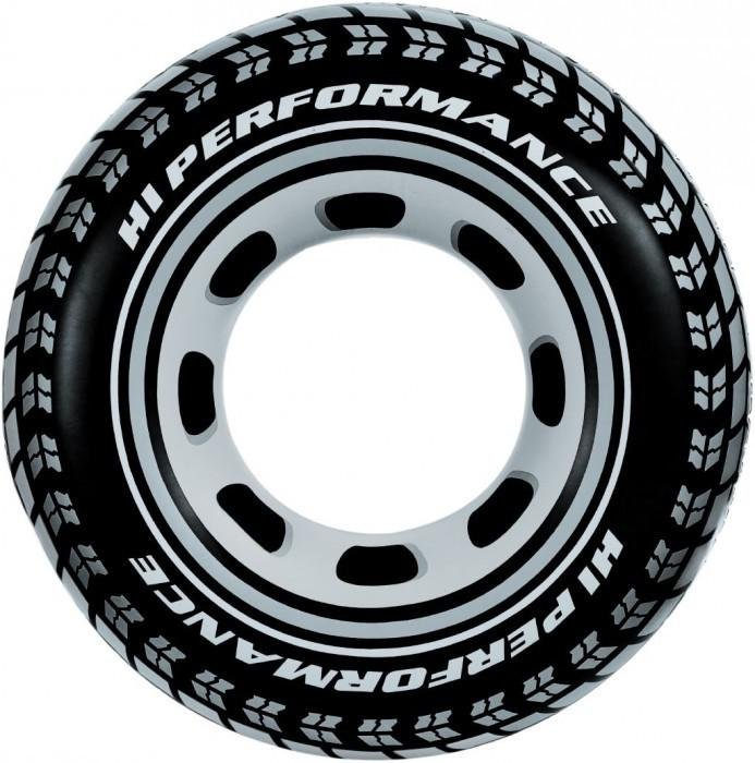 Nafukovací kruh pneumatika Intex 56268 114 cm (černá)