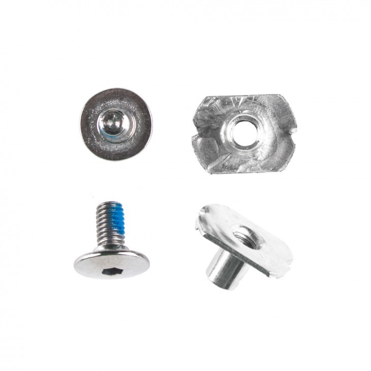 Náhradní šrouby Powerslide Next Cuff Screw Set Silver (2ks) (Řada: Next)