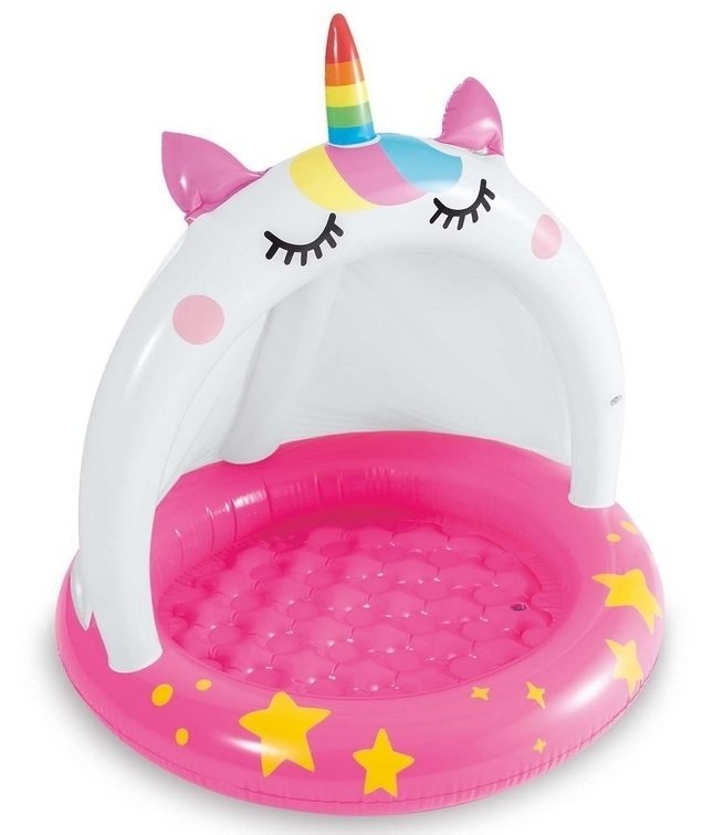 Dětský bazének INTEX 58438 CATICORN BABY POOL 102x102 cm