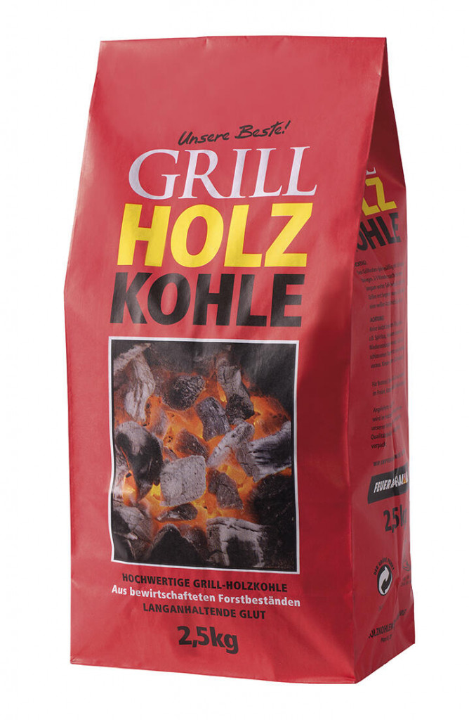 Uhlí dřevěné na gril 2,5kg