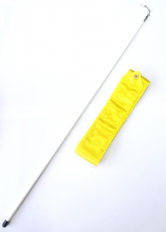 Gymnastická stuha OFFICIAL FANTASIA + tyčka (Žlutá)