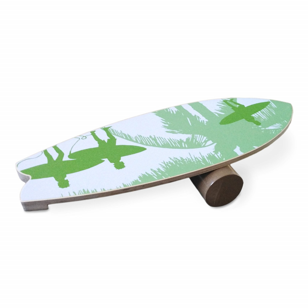 Balanční deska Trickboard MULTI FUN 75x28cm (světle zelená)