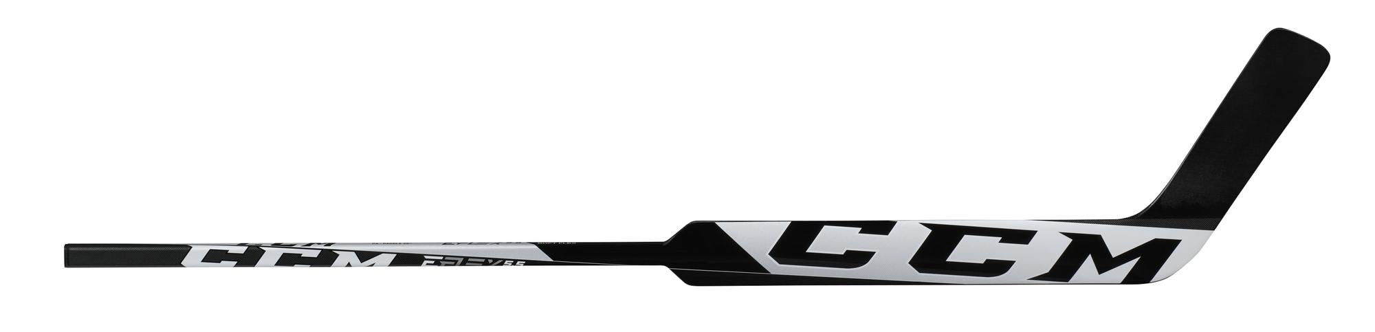 Brankářská hokejka CCM Eflex 5.5 SR (Varianta: Senior, Barva: Bílá-Černá, Zahnutí: P4, Řada: Eflex, Strana hokejek: Vyrážečka v pravé ruce)