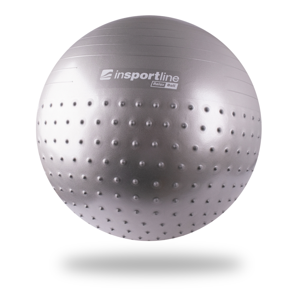 Gymnastický míč inSPORTline Relax Ball 65 cm (Barva: šedá)