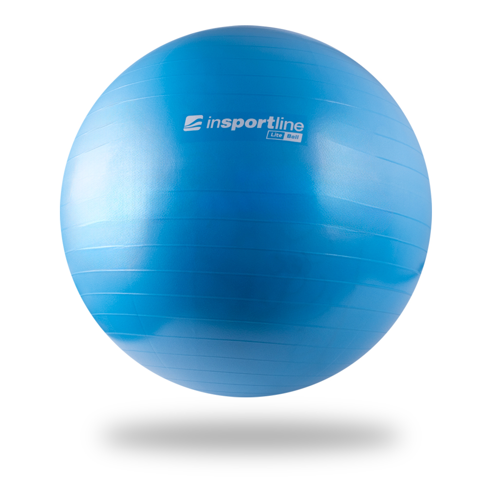 Gymnastický míč inSPORTline Lite Ball 55 cm (Barva: černá)