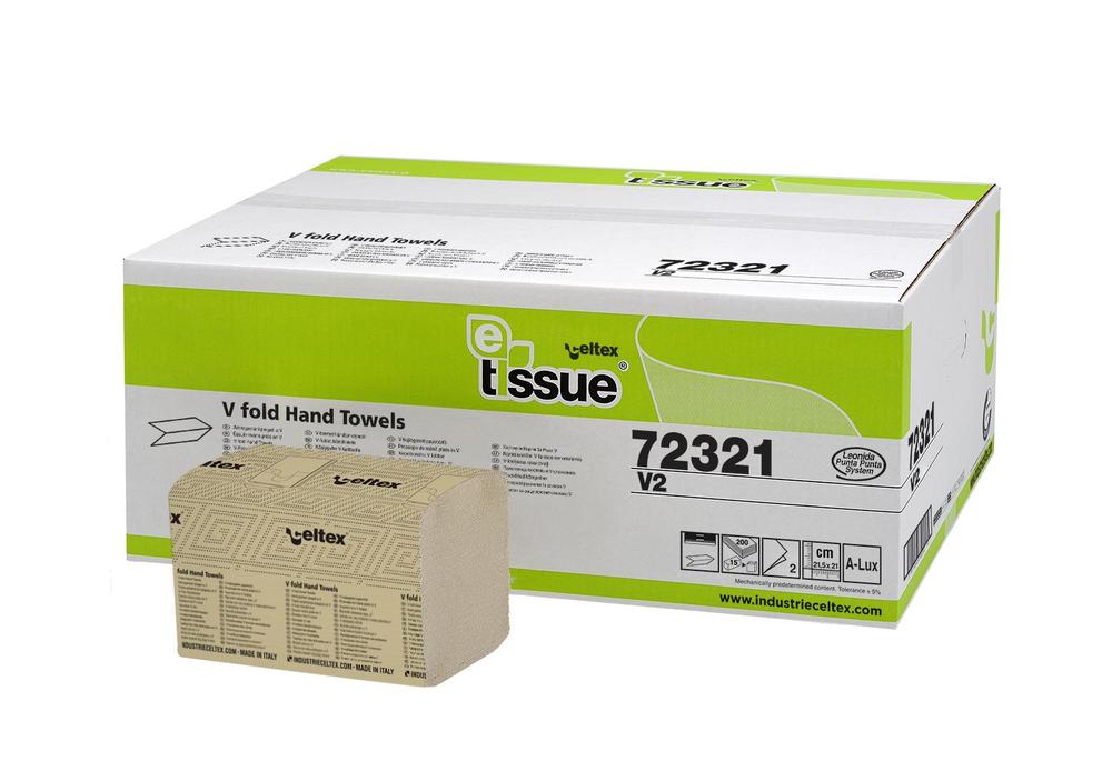 Ručníky Celtex papírové skládané BIO E-Tissue New 3000 ks, 2vrstvy