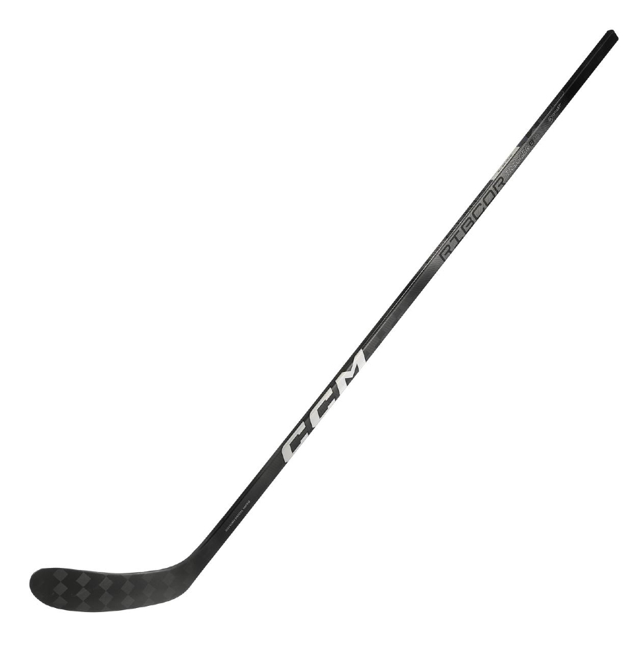 Hokejka CCM Ribcor Trigger 8 Pro Chrome SR (Tvrdost: 85, Varianta: Senior, Zahnutí: P28, Řada: Ribcor, Strana: Pravá ruka dole, Délka hokejky: 167)