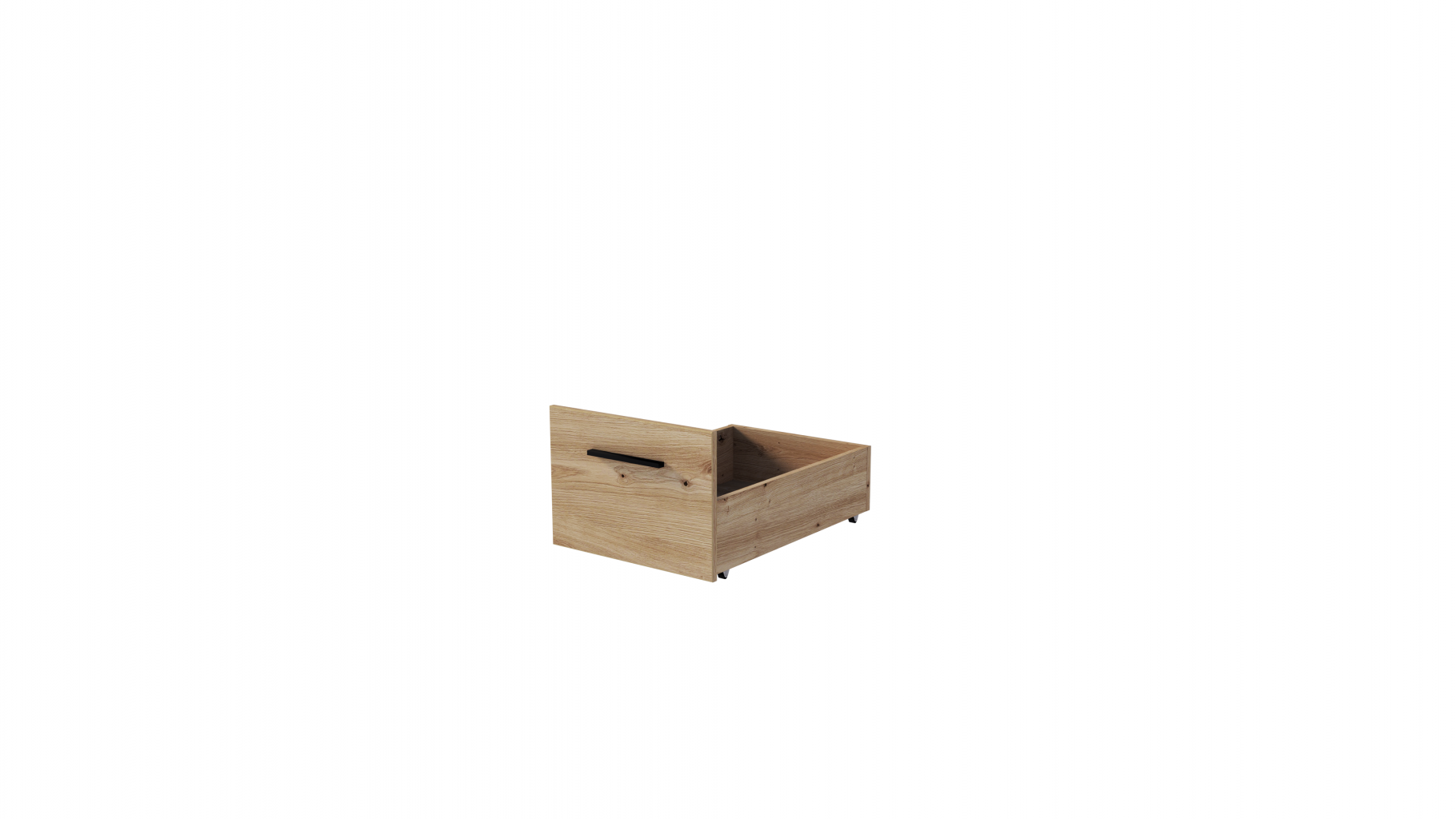 VERSO 1S/2 (modul) - postel, řemeslný dub