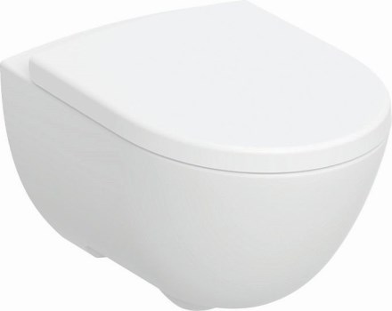 CONCEPT STYLE WC závěsné 355x520x330mm, s hlubokým splachováním, Rimfree, s WC sedátkem