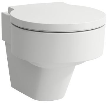 LAUFEN VAL závěsné WC 390x530x365mm, hluboké splachování, rimless, bílá