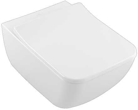 VILLEROY & BOCH VERITY LINE závěsný klozet 375x560mm, s hlubokým splachováním, vodorovný odpad, bílá Alpin