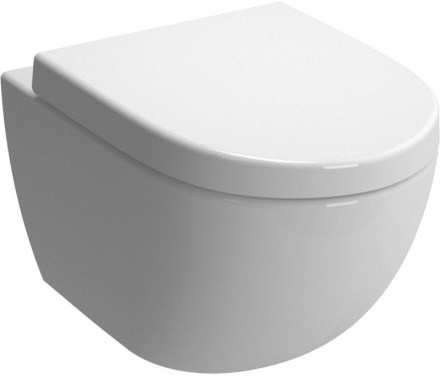 VITRA SENTO závěsné WC 365x540x400mm, vodorovný odpad, bílá