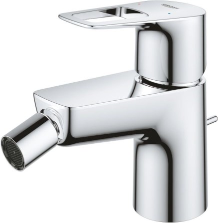 GROHE BAULOOP bidetová baterie 127mm, stojánková, páková, s odpadovou soupravou DN32, chrom