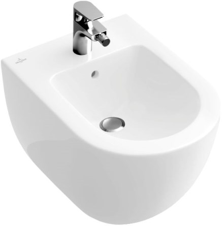 VILLEROY & BOCH SUBWAY 2.0 bidet Compakt 355x480mm s přepadem, Star White CeramicPlus 540600R2