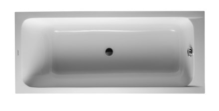 DURAVIT D-CODE vana 170x75 cm, bez nožiček, akrylát