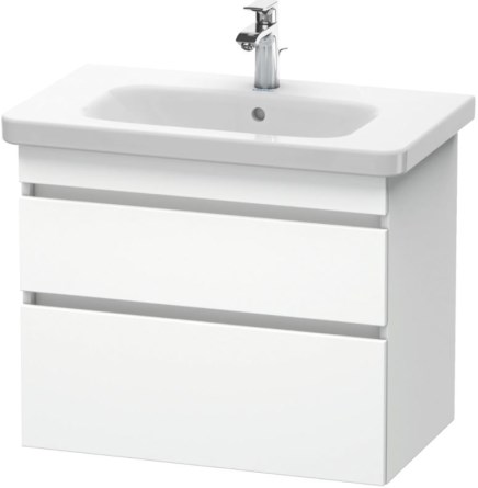 DURAVIT DURASTYLE skříňka pod umyvadlo 730x448x610mm, závěsná, 2 zásuvky, bílá matná/bílá matná