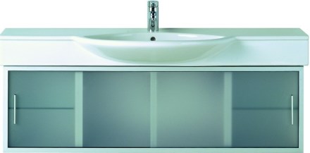 LAUFEN CASE skříňka pod umyvadlo 1470x277x430mm 2 dvířka, bílá