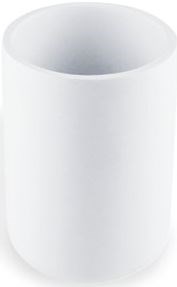 NIMCO OMI pohárek 98x67mm, na kartáčky, polyresin, bílá