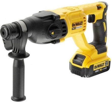 DEWALT XR SDS-PLUS kombinované kladivo 18V bezuhlíkové, 4Ah