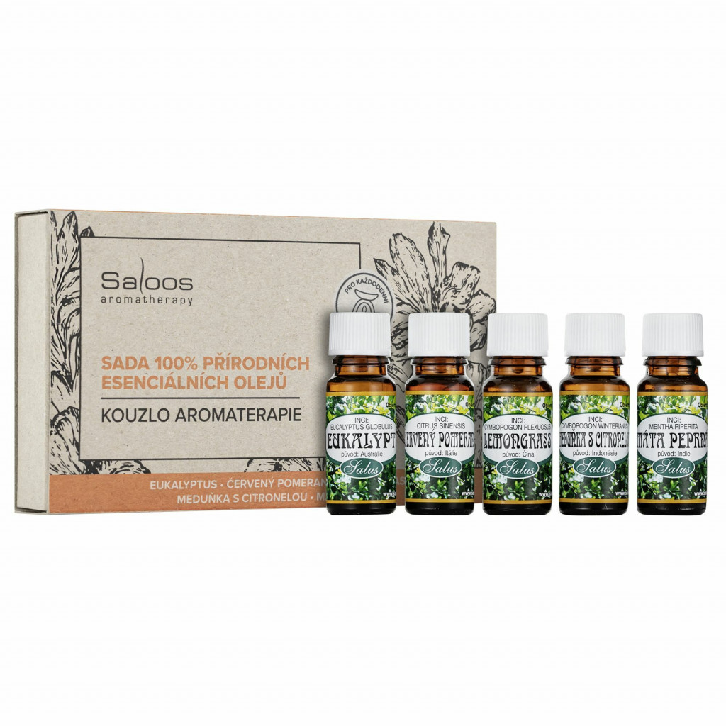 Esenciální olej Saloos sada - Kouzlo aromaterapie