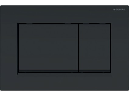 Tlačítko Geberit Sigma30 ovládací,2-M,černá mat easy to clean/černá 115.883.16.1