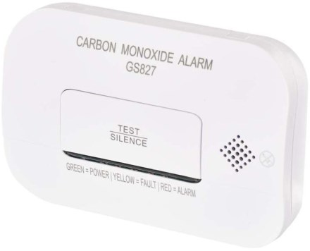 EMOS detektor oxidu uhelnatého 120x38x80mm, bílá