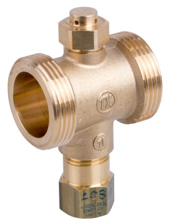 GIACOMINI R148HP nezámrzný ventil 1 1/4", proti zamrznutí rozvodů tepelných čerpadel, mosaz