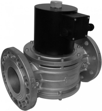 SVG036 bezpečnostní uzavírací ventil DN65, 36kPa, 230V, samočinný NC, přírubový, plyn, hliník