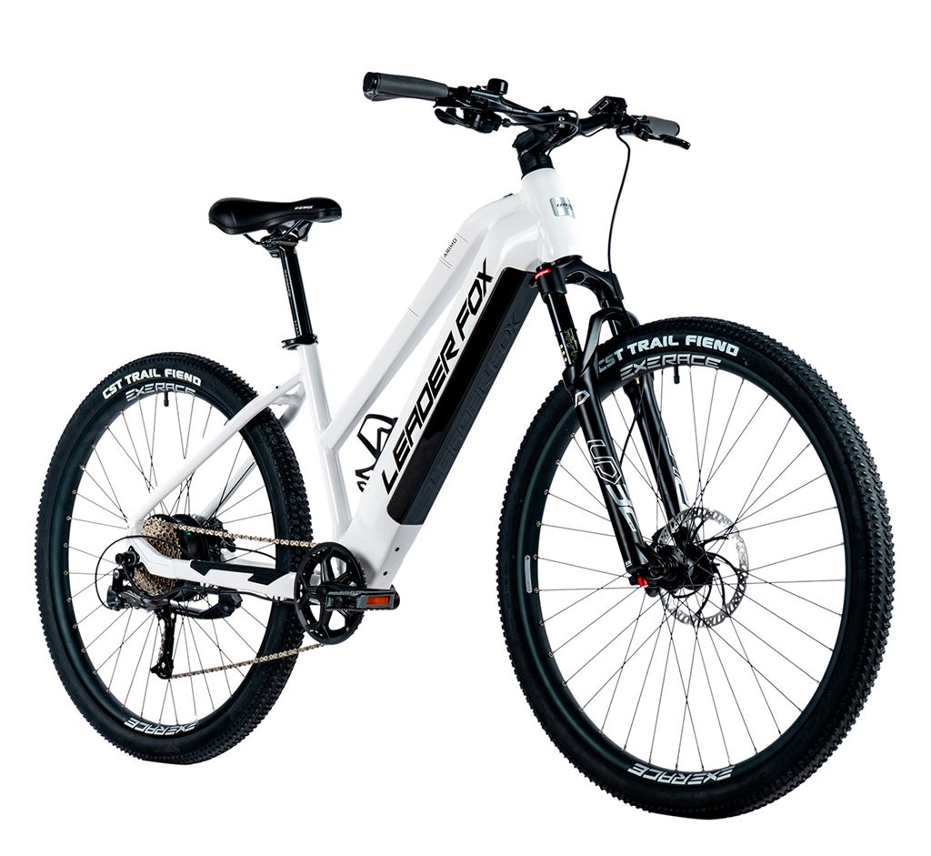 LEADER FOX E-BIKE 28" SANDY GENT 17,5"-1, BLACK MATT/BLUE+GREY (REAR MOTOR), vel. 17,5"