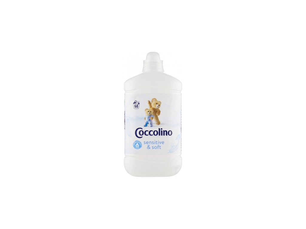 Coccolino White Sensitive aviváž pro citlivou pokožku, 68 praní 1700 ml