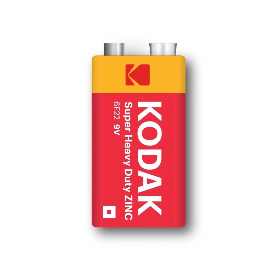 Baterie Kodak 9 V Heavy Duty zinko-chloridová blistr