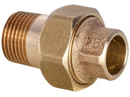 Šroubení pájecí bronz 4341G 18x3/4" vně, kónus 4341G018006000 (109547)