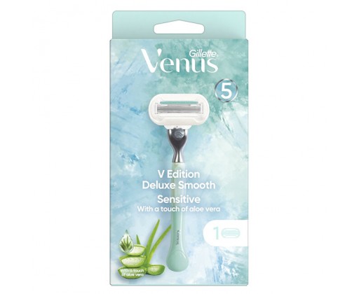 Gillette Venus Deluxe Smooth Sensitive Holicí strojek strojek + 1 hlavice